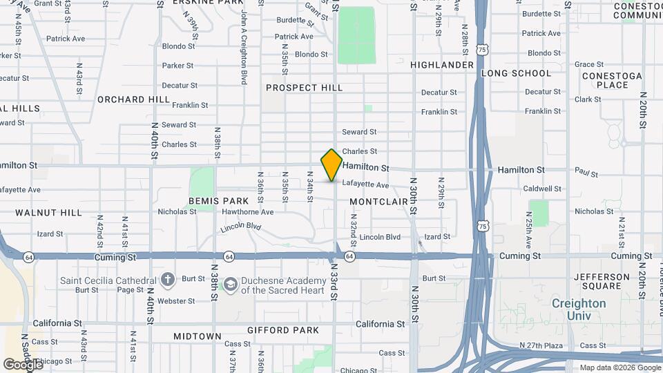 3303 Lafayette Ave Map and Location Details