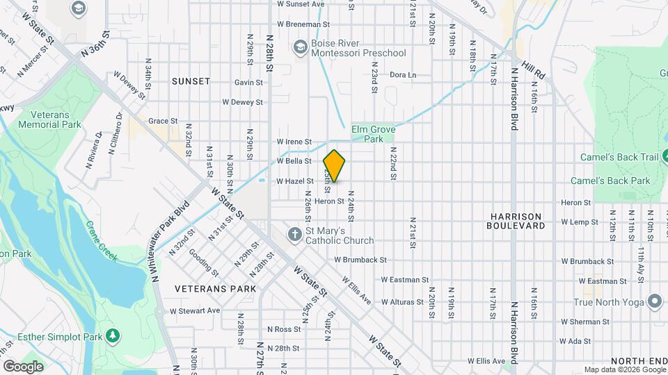 1526 N 25th St Map and Location Details