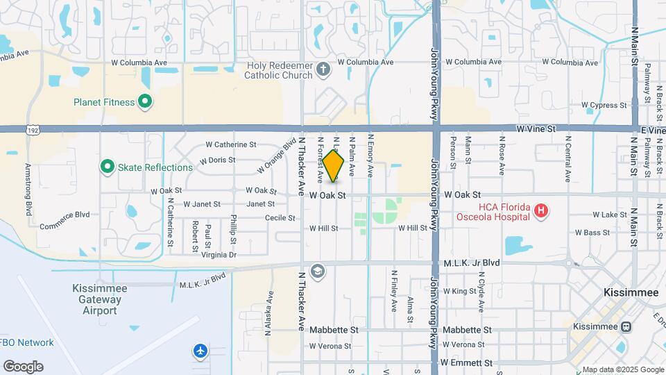 1010 N Lavon Ave Mapa y Detalles de la Ubicación