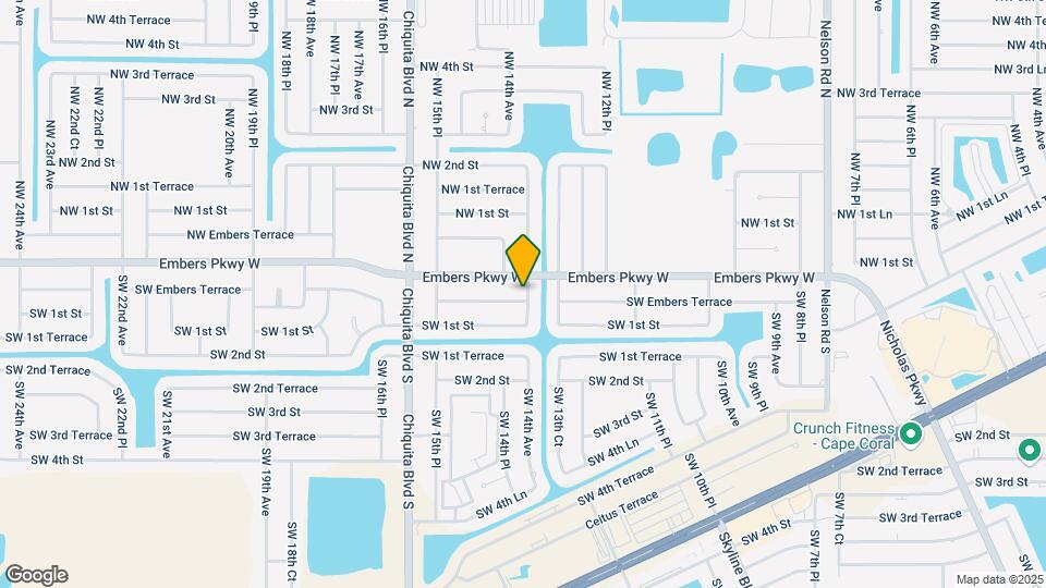 1401 SW Embers Terrace Map and Location Details
