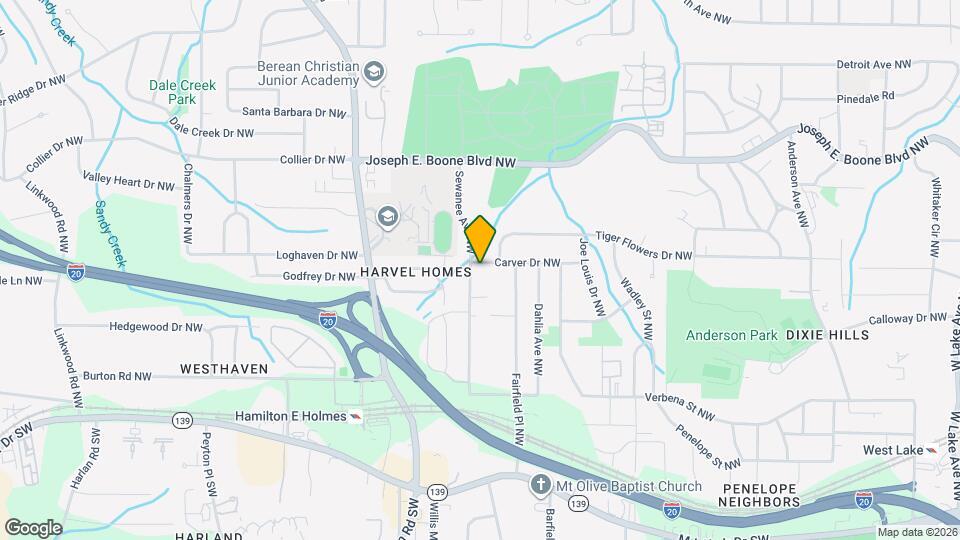 2356 Carver Dr NW Map and Location Details