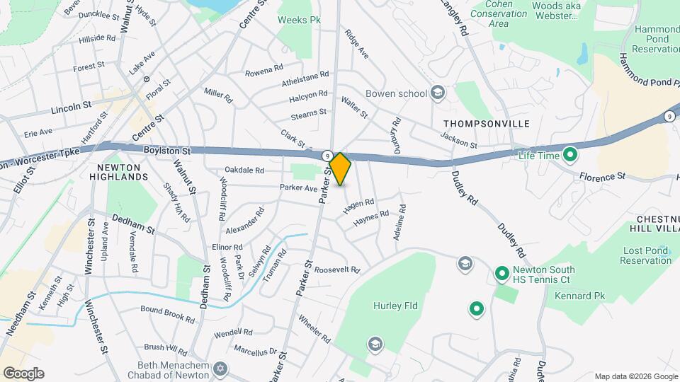 37 Philbrick Rd Map and Location Details