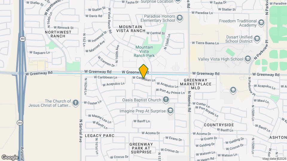 15791 W Caribbean Ln Map and Location Details