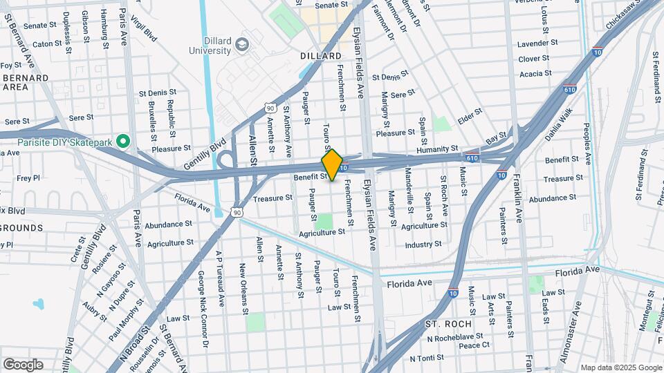 3119 Touro St Map and Location Details
