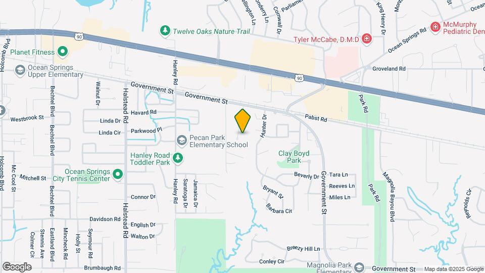 704 Hidden Oaks Dr Map and Location Details