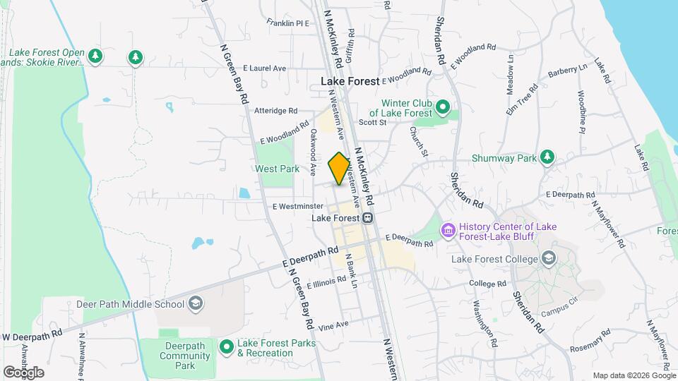 775 N Bank Ln Map and Location Details