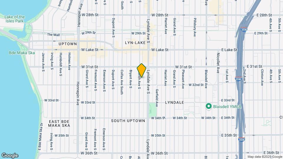3137 Aldrich Map and Location Details