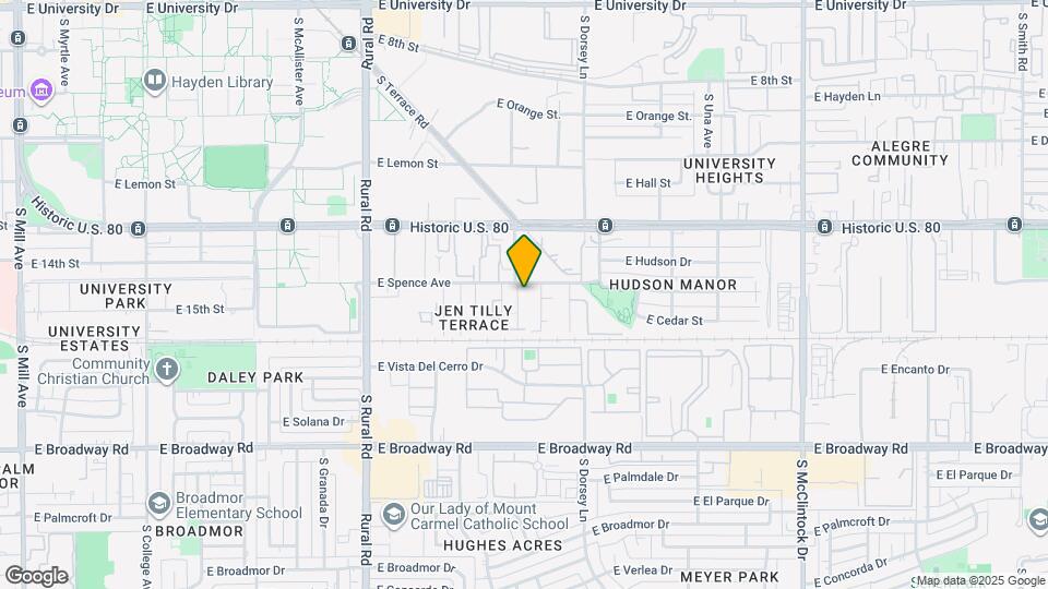 1405 S Newberry Ln Map and Location Details