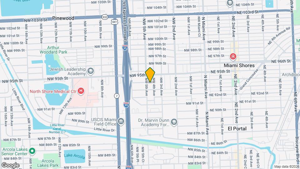 440 NW 94th St Map and Location Details