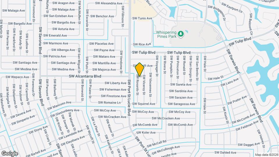 3549 SW Rosardo St Mapa y Detalles de la Ubicación