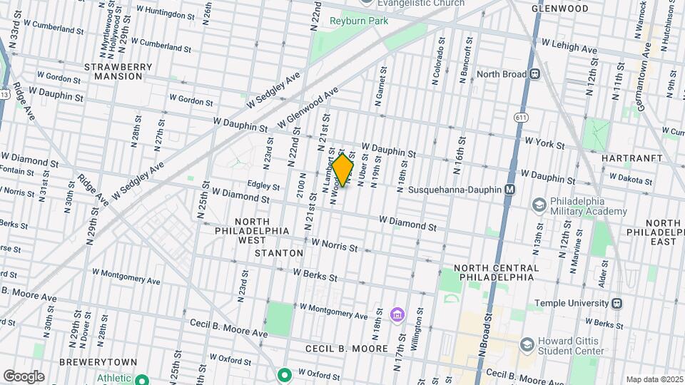 2126 N 20th St Map and Location Details