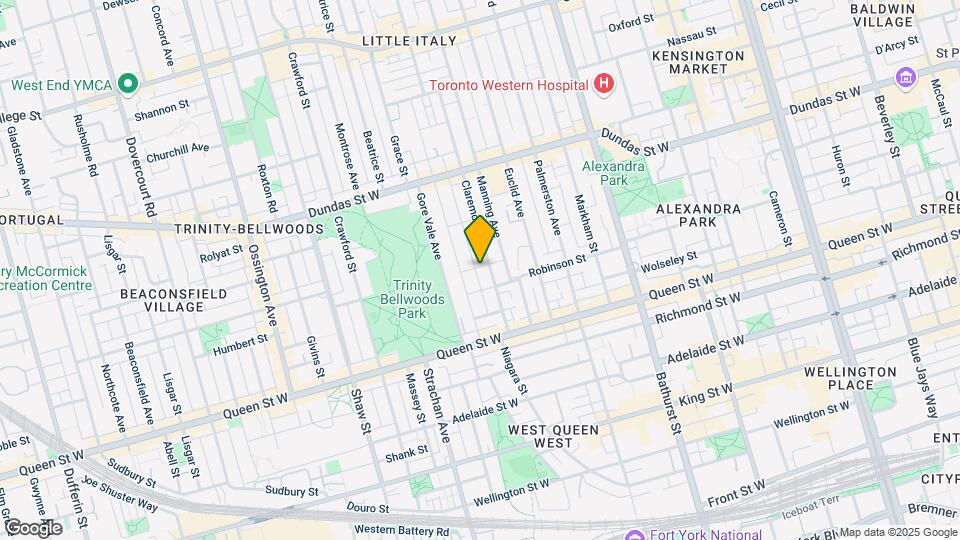 62 Claremont St Map and Location Details