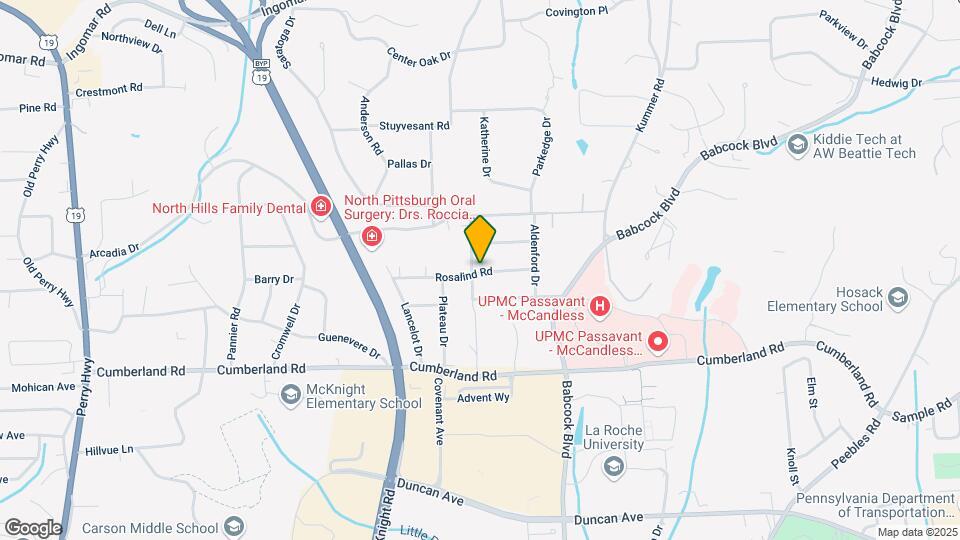 901 Rosalind Rd Mapa y Detalles de la Ubicación