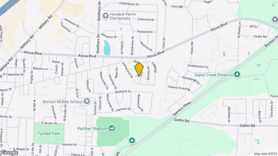 716 Rosewood Dr Map and Location Details