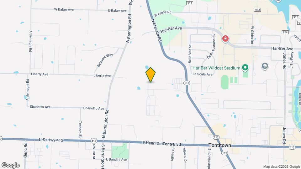 544 Bradford Dr Map and Location Details