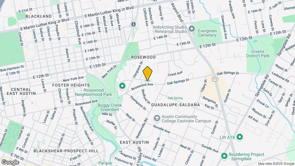 2510 Rosewood Ave Map and Location Details