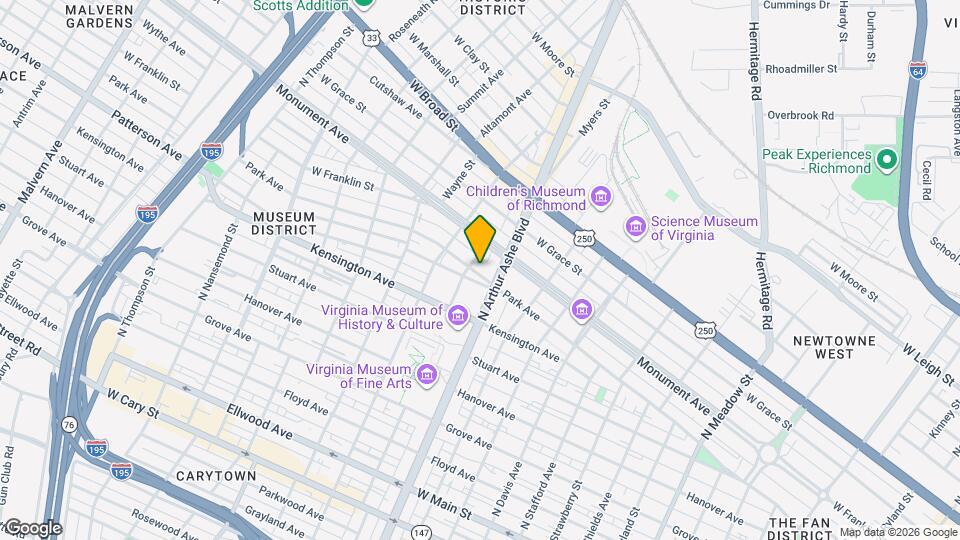 2802 Park Ave Map and Location Details