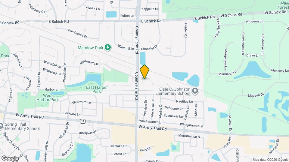 3985 Ludington Ct Map and Location Details