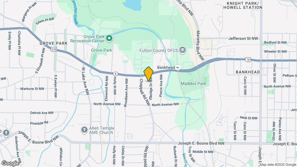 558 Elbridge Dr NW Mapa y Detalles de la Ubicación
