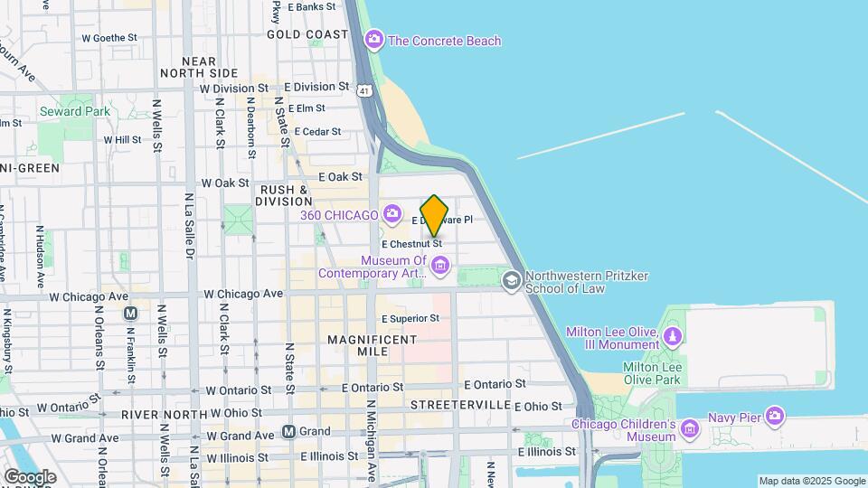 217 E Chestnut St Mapa y Detalles de la Ubicación