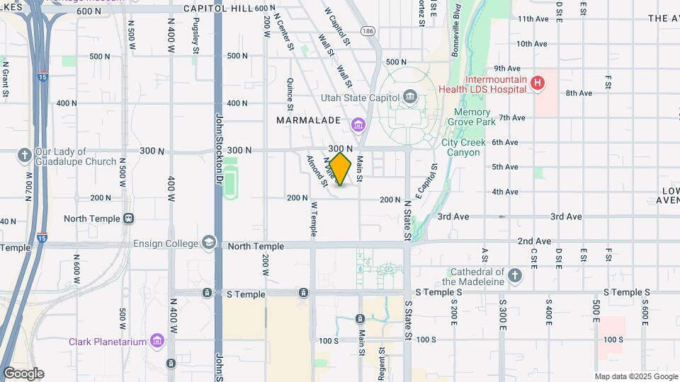 241 N Vine St Map and Location Details