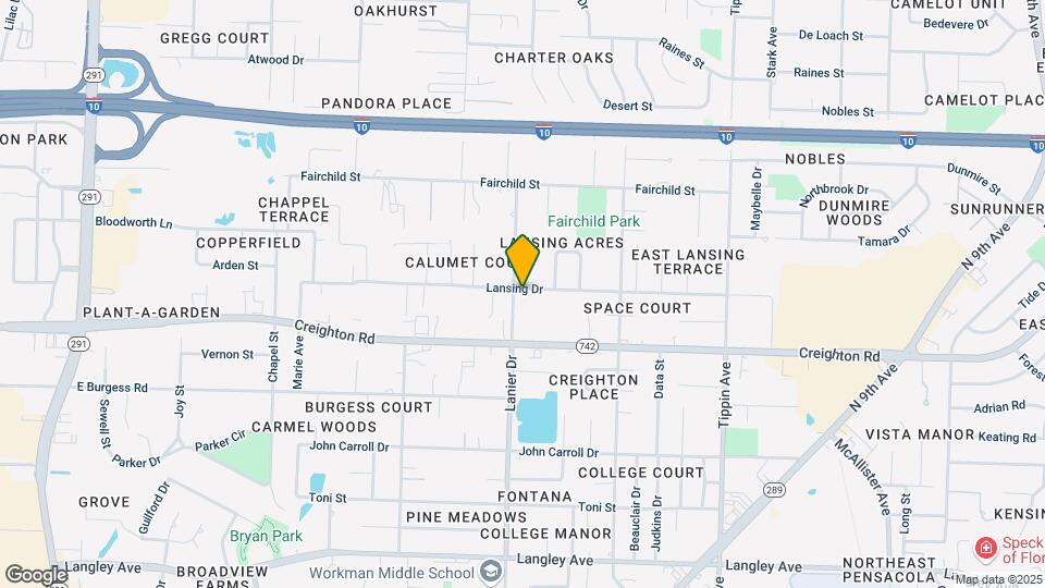7008 Lanier Dr Map and Location Details