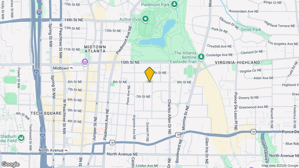 355 8th St NE Map and Location Details