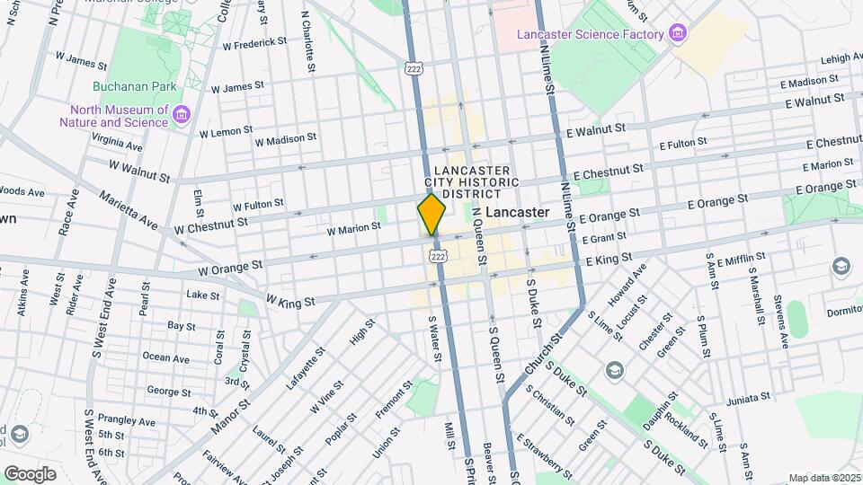58 N Prince St, Unit C Mapa y Detalles de la Ubicación