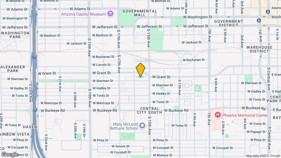 1514 W Sherman St Map and Location Details