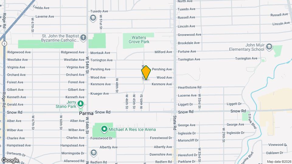 4312 Kenmore Ave Mapa y Detalles de la Ubicación