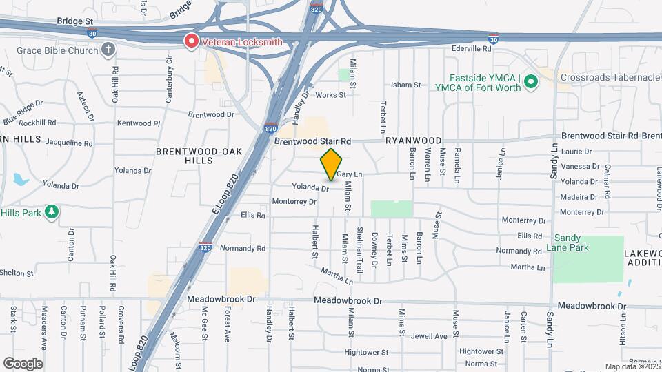 6809 Yolanda Dr Map and Location Details