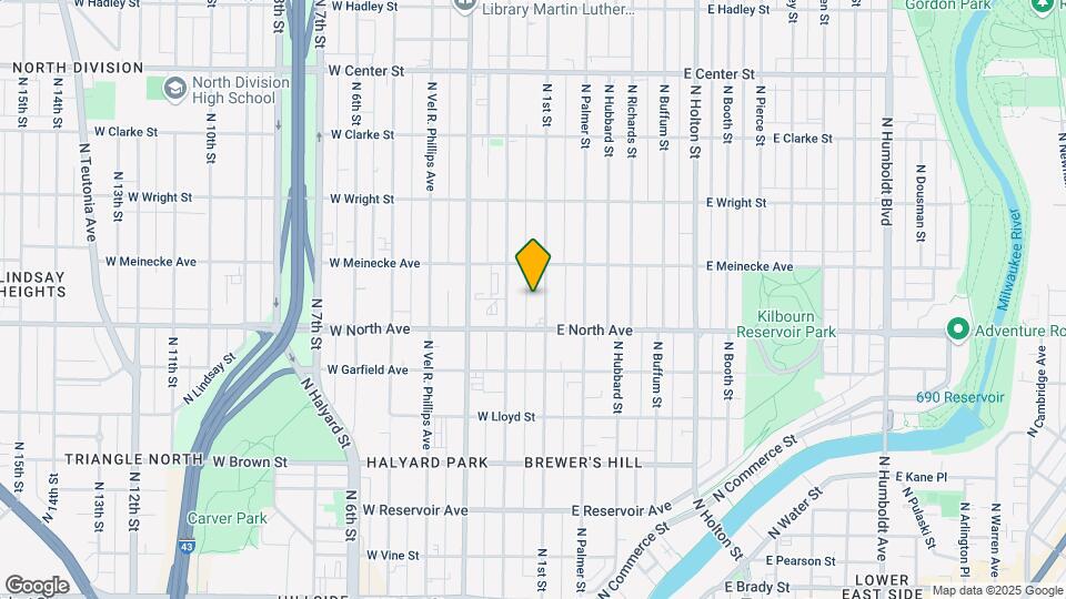 2335 N 1st St Mapa y Detalles de la Ubicación
