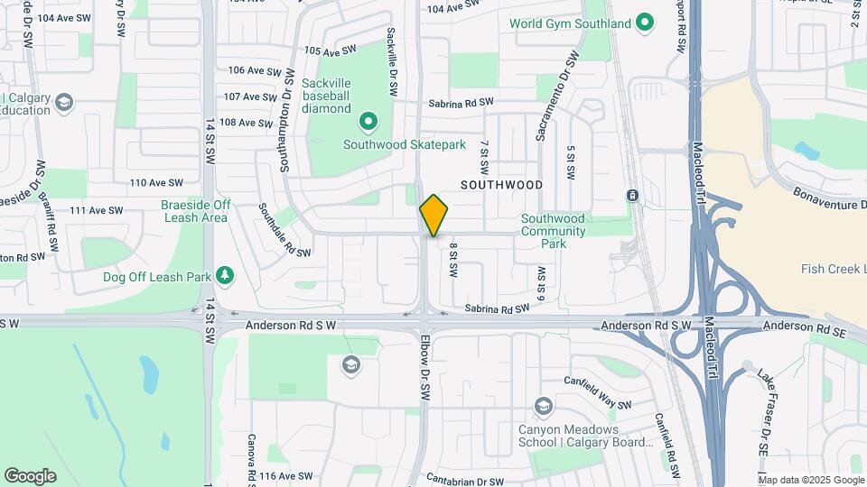 11404 Elbow Dr SW Map and Location Details