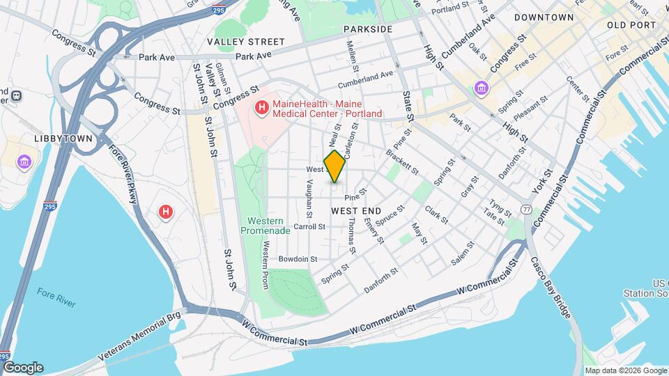 91 Neal St Map and Location Details