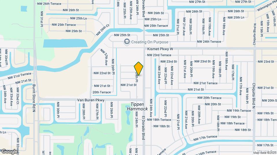 2115 NW 24th Pl Map and Location Details