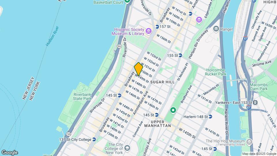 552 W 149th St Mapa y Detalles de la Ubicación