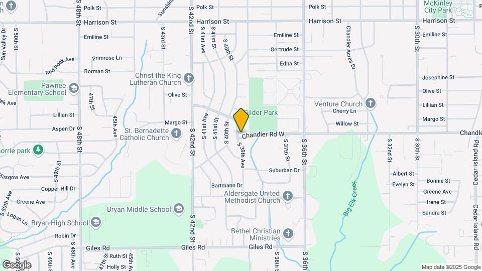 7619 S 39th Ave Map and Location Details