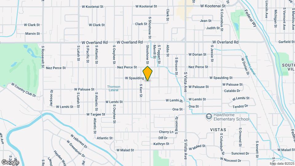 1913 S Shoshone St Map and Location Details