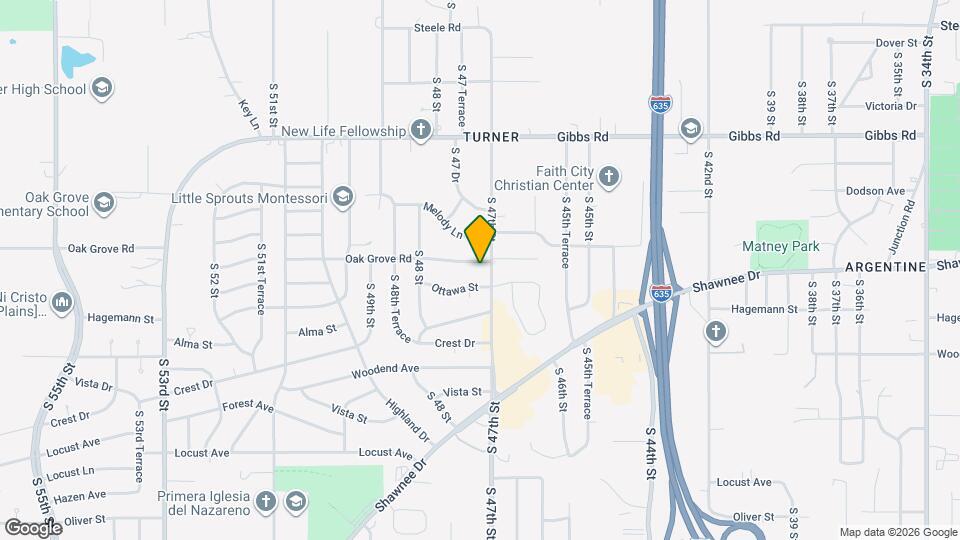 4705 Oak Grove Rd Map and Location Details