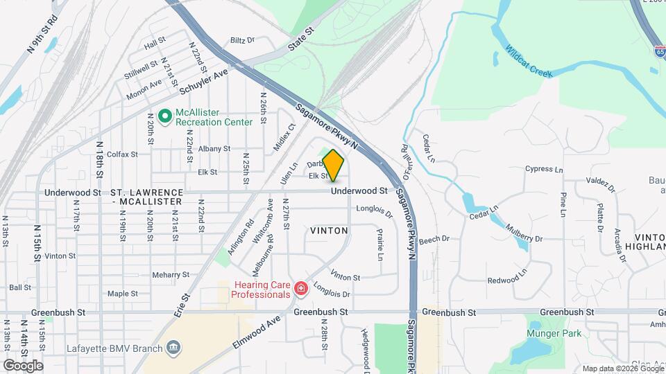 2922 Underwood St Map and Location Details