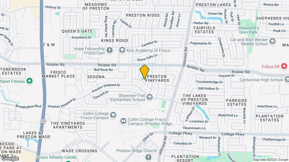 7009 Chardonnay Dr Map and Location Details