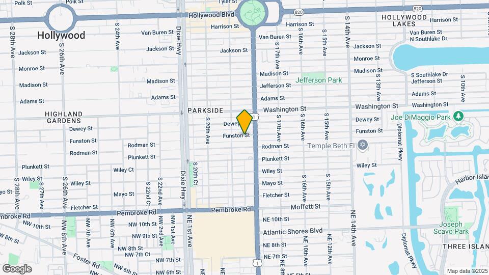 1824 Funston St-Unit -1 Map and Location Details