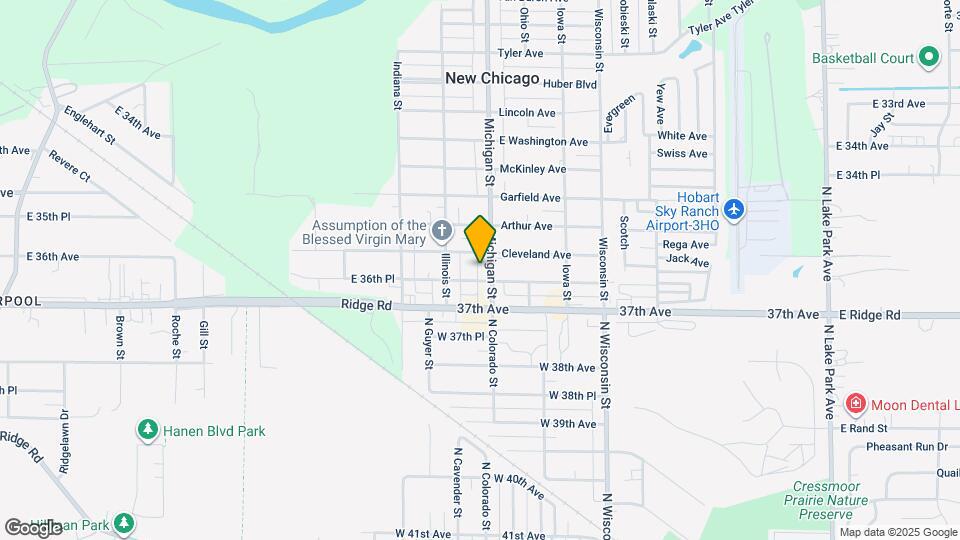 3616 Michigan St Map and Location Details