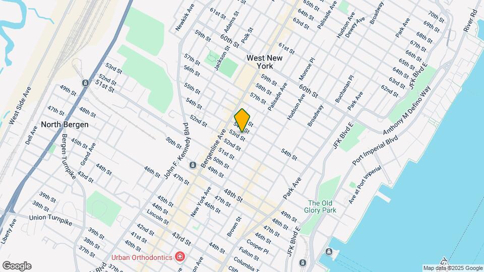 416 53rd St Map and Location Details