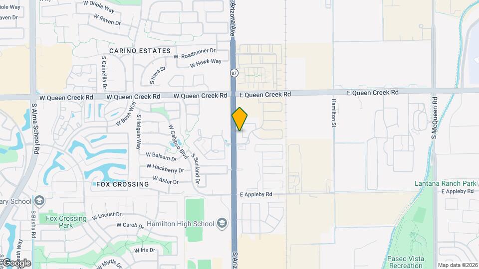 3200 S Arizona Pl Map and Location Details