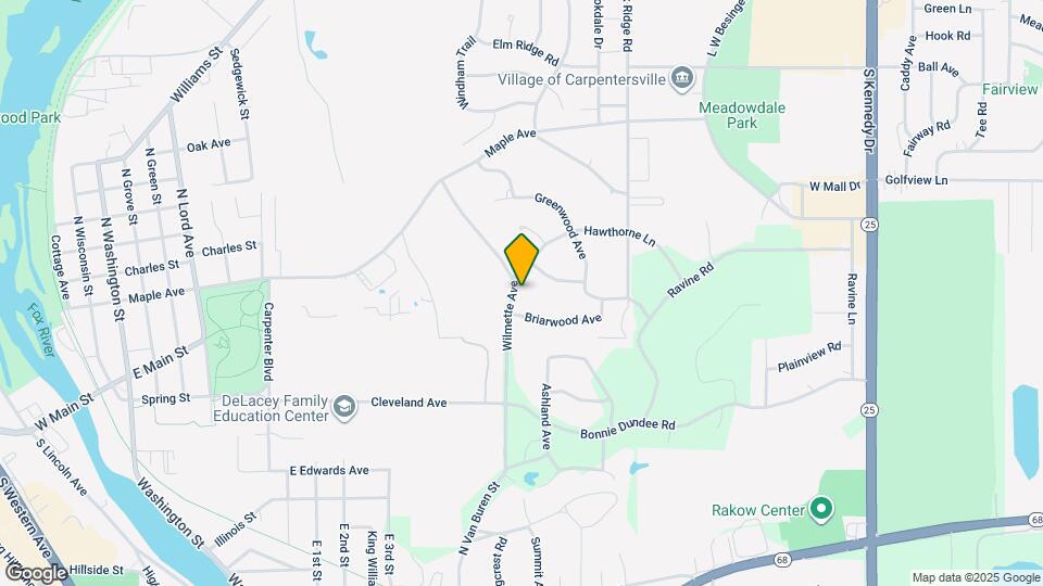 600 Hawthorne Ln Map and Location Details