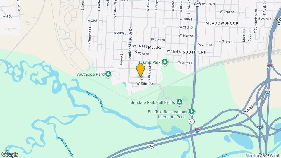 1201 W 35th St Map and Location Details