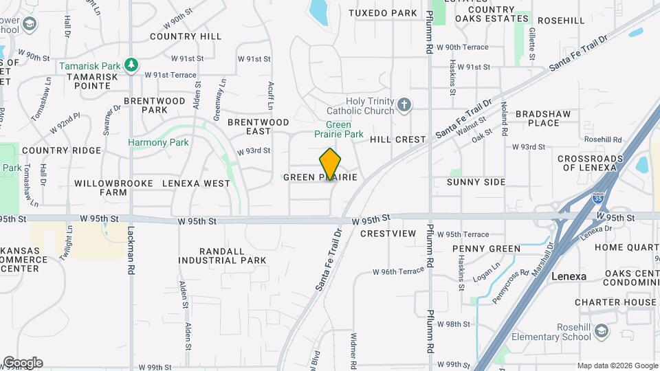 14001 W 94th St Map and Location Details