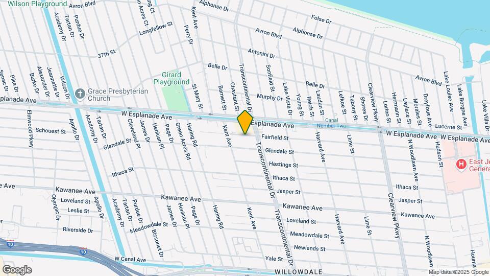 5016 Fairfield St Map and Location Details