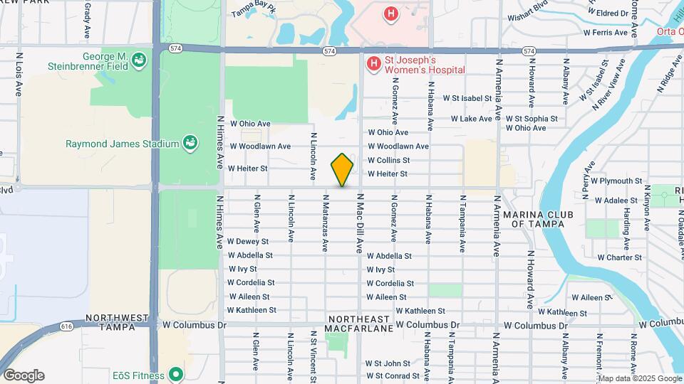 3114 W Tampa Bay Blvd Map and Location Details